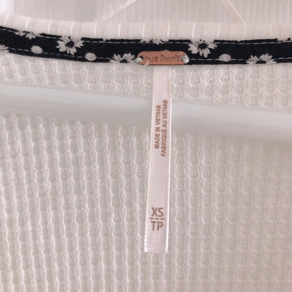 Free People Thermal Boho Top - Picture 4 of 5